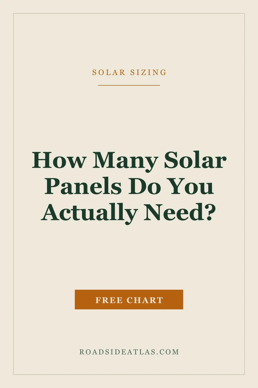 How Many Solar Panels Do You Actually Need?
